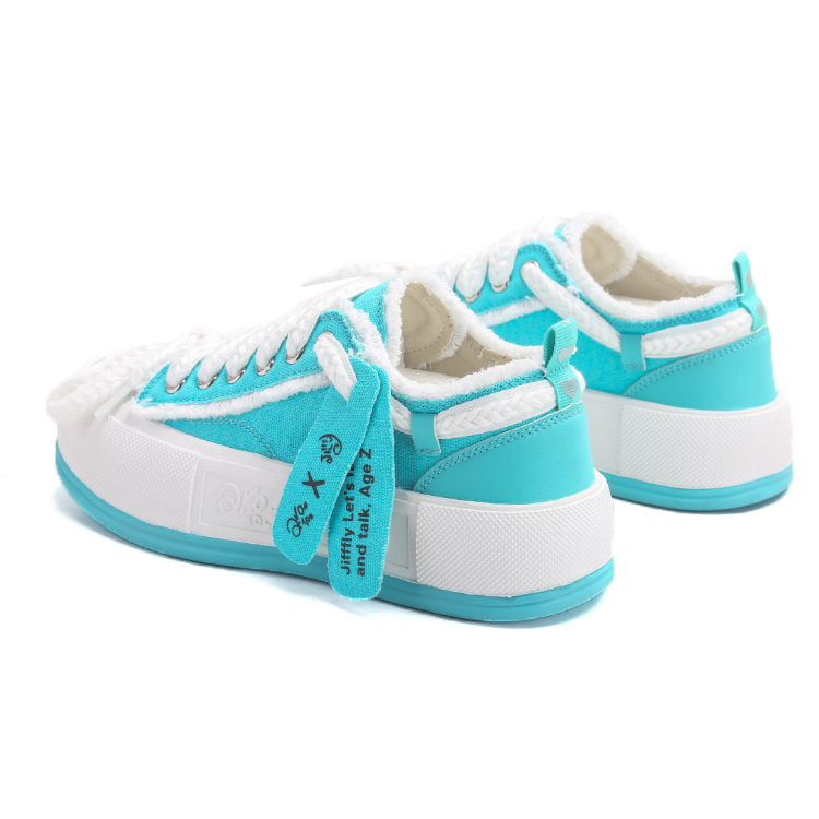 Q.Vonton Women's Low Top Sneakers - Versatile Casual Shoes with Thick Sole for Spring/Summer