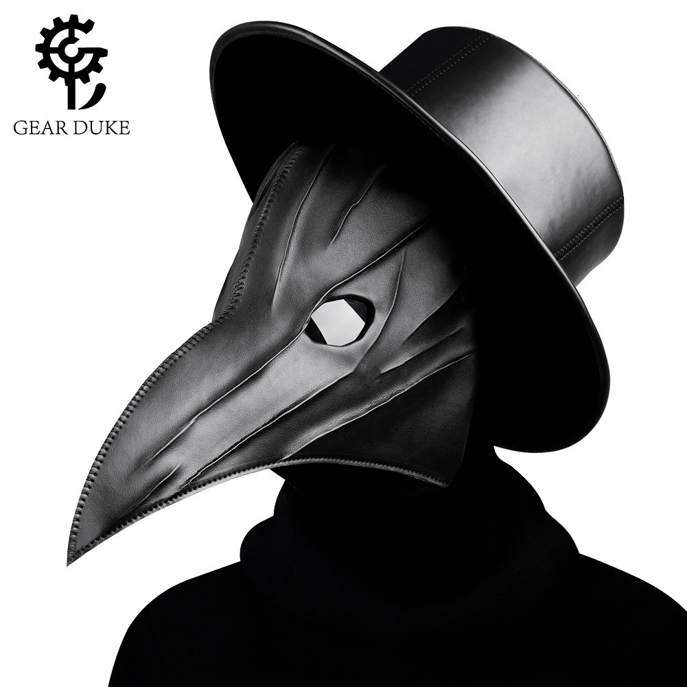 Halloween New Punk Plague Doctor Mask Spooky Masquerade Party Props Gift Headgear ddmymoon
