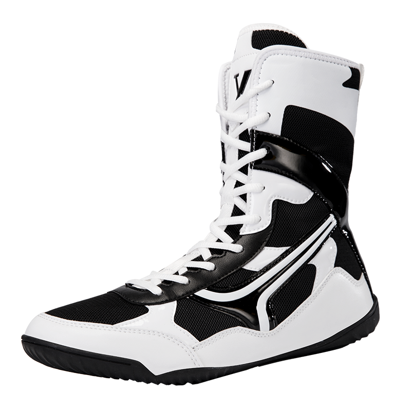 professional boxing shoes competition training fitness shoes men and women indoor gym nonslip hard pull fighting sanda