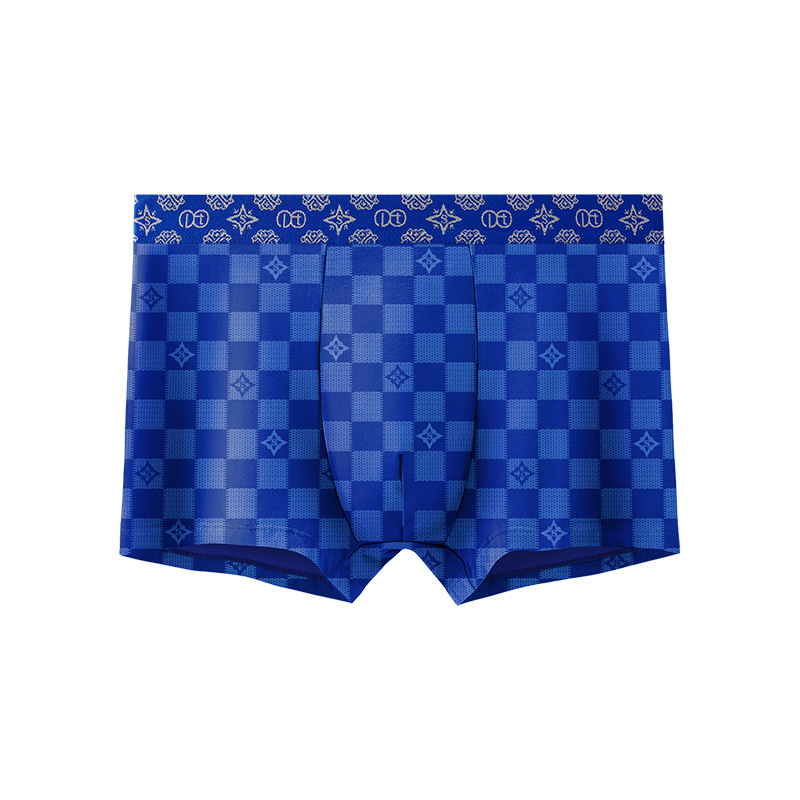 Men's Pure Cotton Printed Boxer Briefs Mid-Rise designer Boxer Shorts Comfortable and Breathable for All Seasons