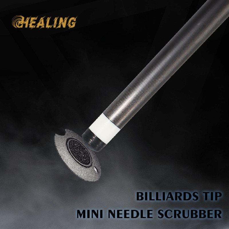 Pool Cue Tip Shaper, Aluminum Alloy Tip Scuffer Sander Tool, Dime Radius Billiard Cue Accessories Snooker Cue Tip Tool