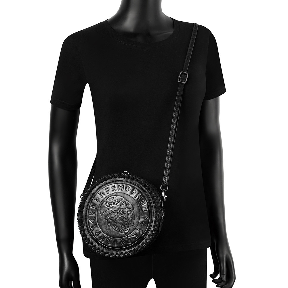 Medieval Viking Belt Woven Coin Purse Knight Embossed Waist Bag ddmymoon