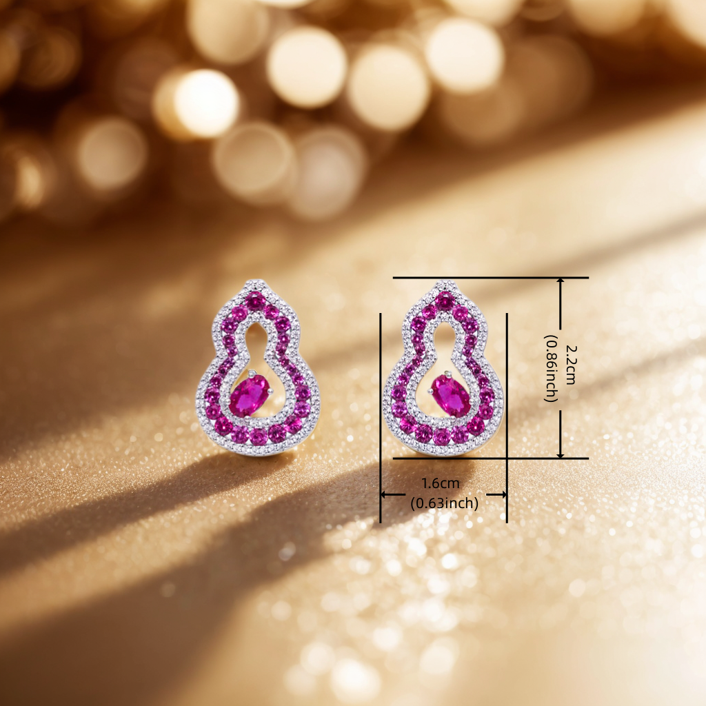 Minimalist 18K gold-plated earrings - 925 pure silver ear studs, anti-allergy small and simple versatile earrings for women