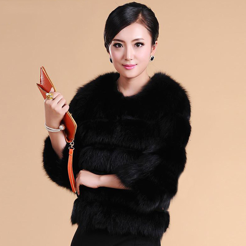 2023 Haining Faux Fur Finnish Fox Fur Full Fur Coat Short Style Special Offer 240921