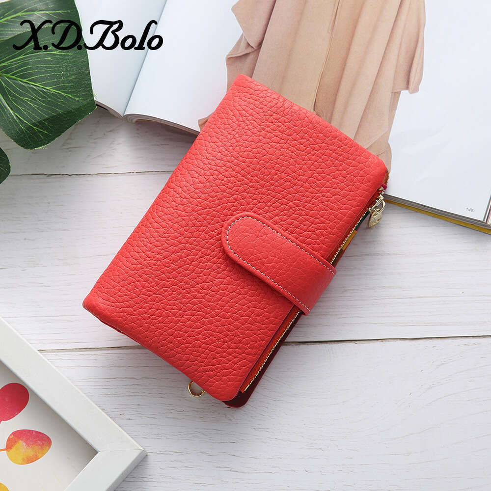 Japanese Women's Fashionable Ladies Wallet Zipper Buckle Korean Version Multi-Card Slot Coin Purse designer wallet B5 B5