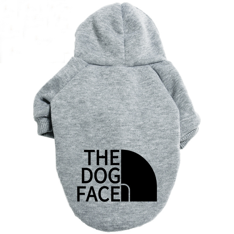 Letter Print Dog Hoodie Stylish Pet Sweatshirt for Small & Large Dogs, Comfortable Dog Apparel for All Breeds