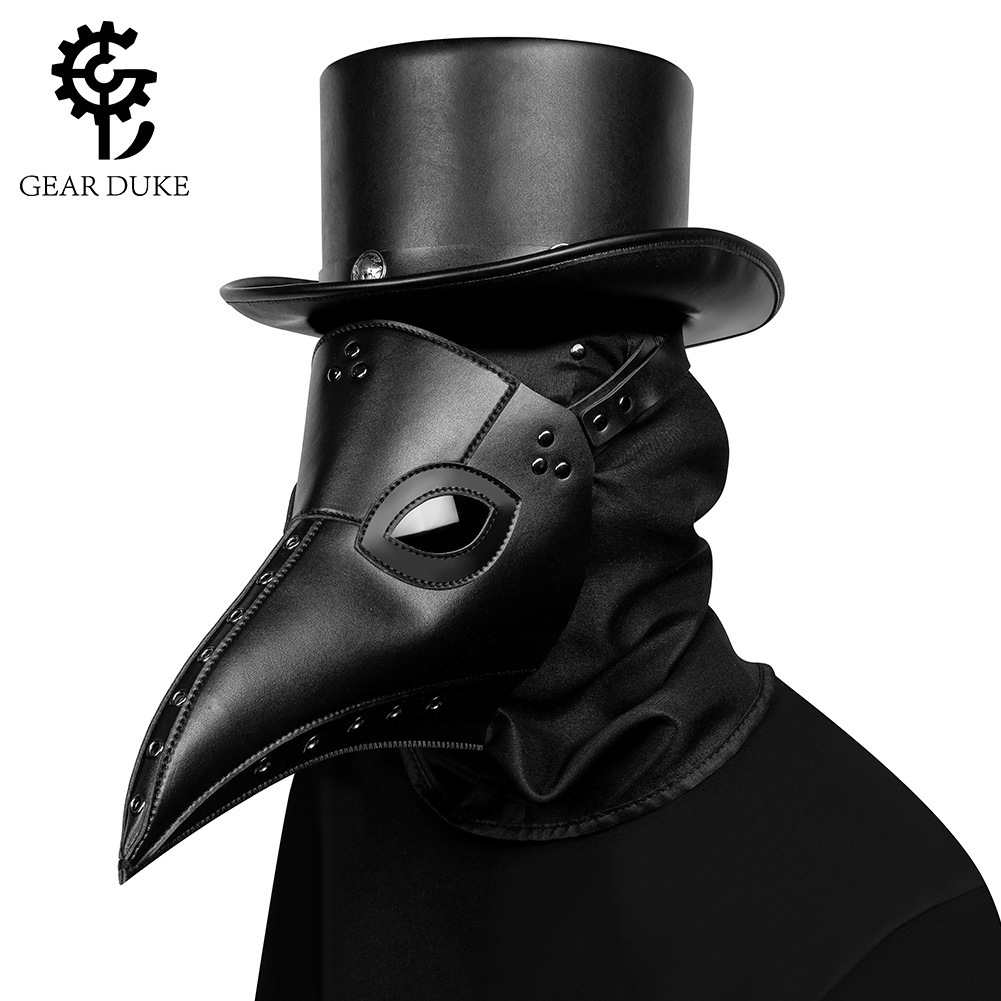 New Medieval Plague Doctor Mask with Long Beak for Cosplay Party ddmymoon