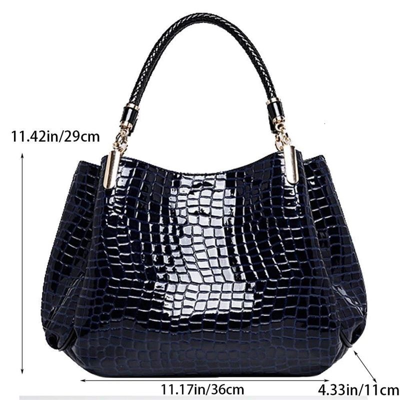 Womens Bag Large Capacity Tote Daily Commute Shoulder Print Bright Face Handbag Shopping