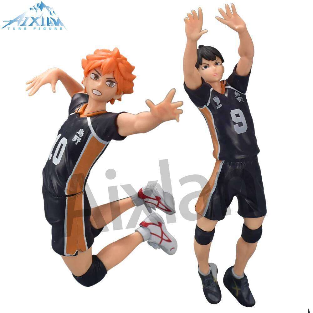 Japanese anime Haikyuu Shoyo Hinata Tobio Kageyama PVC Action Figure Christmas Gift Collectible Model Toys Kid DOll