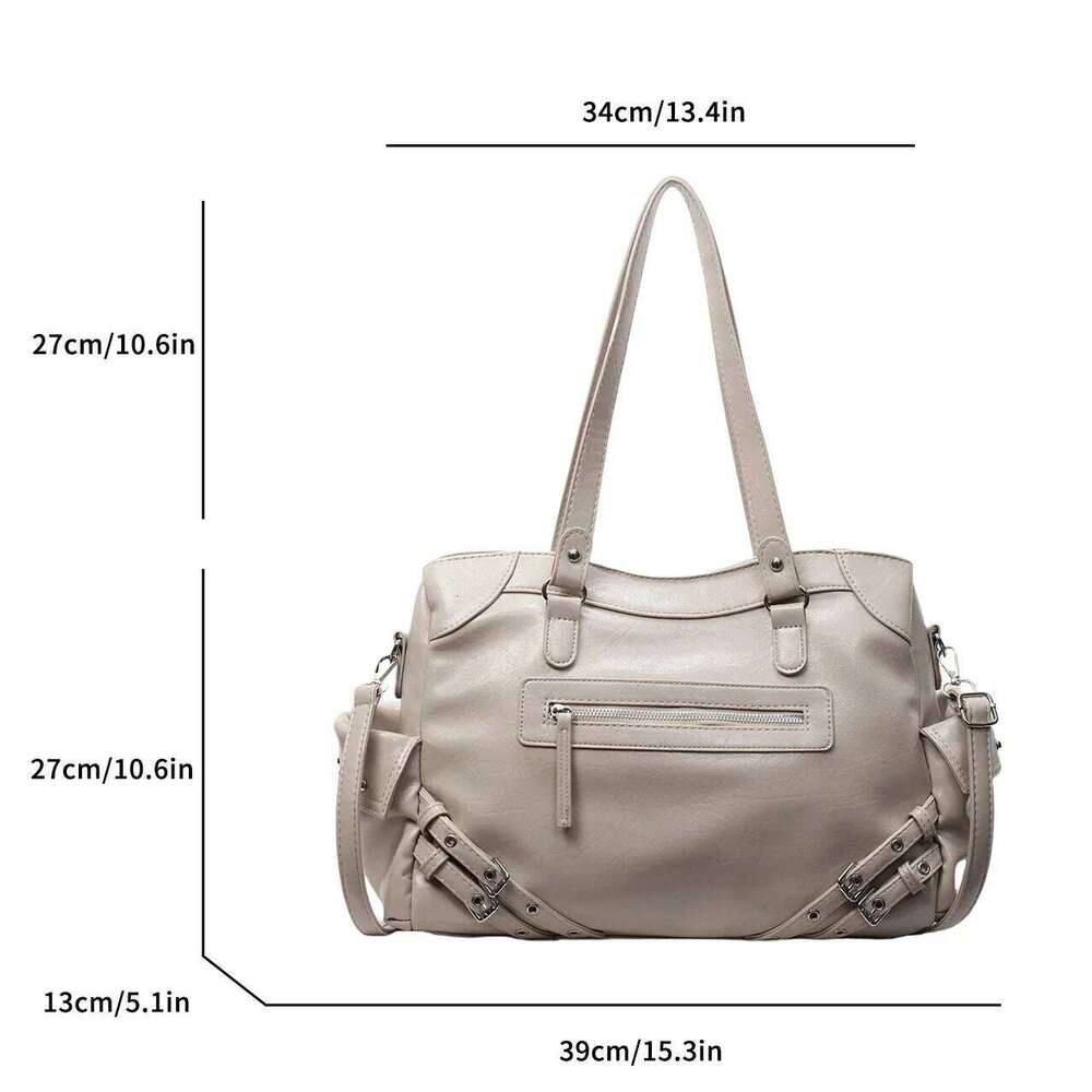 Soft Interior Compartment Shoulder High Quality Contrasting Colors Bags for Women Fashion Zipper Pu Women's Handbags