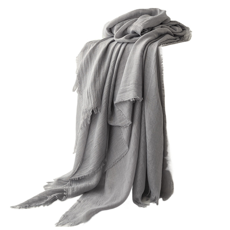 K1510 Women's scarf female light soft fashion solid color scarf evening dress shawl wedding neck scarf veil headscarf