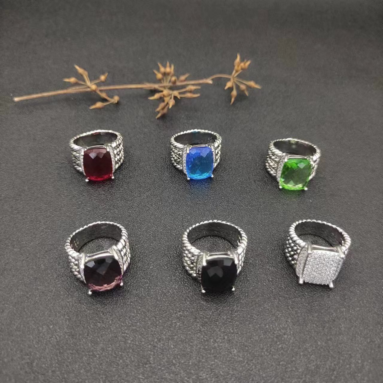 Diamond Ring Designer For Woman Mens Gold Ring Mens Moissanite Ring Love Ring Twisted Women Braided Cross Classic Fashion Jewelry Silver Gemstone Rings