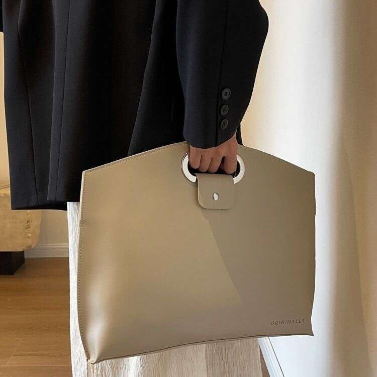 Tote Bag Shoulder bag Commuting Handbag Large Capacity For Women 2023 New Model Office Worker Handheld Briefcase Laptop Bag High-End Light Luxury