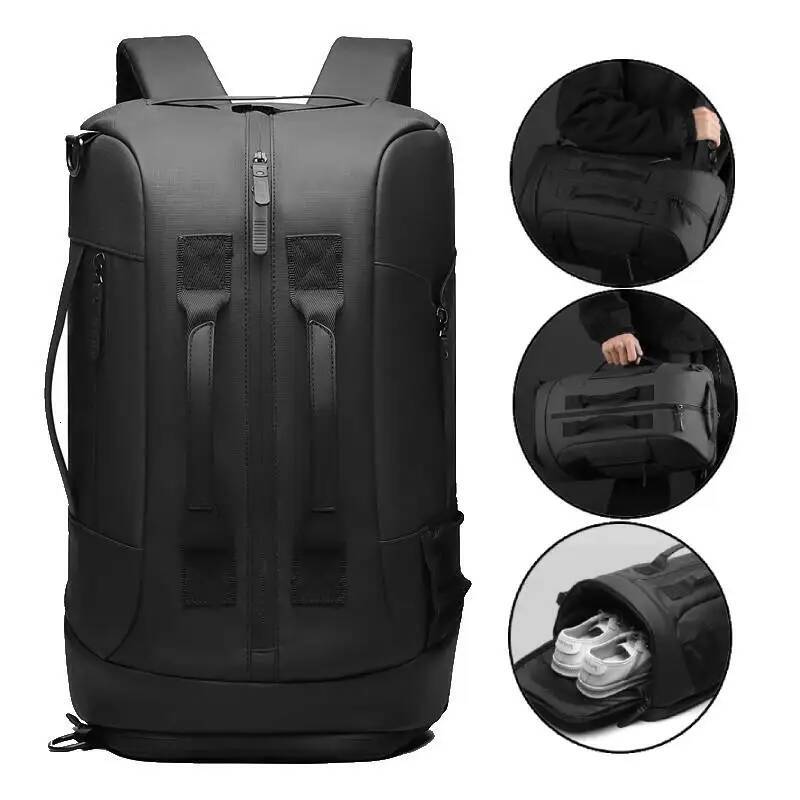 Men's Sports Bag Gym Fiess Yoga Bags with Shoes Pack Multi-Functional Boarding Backpack Outdoor Travel Hiking Lage Rucksack high-quality