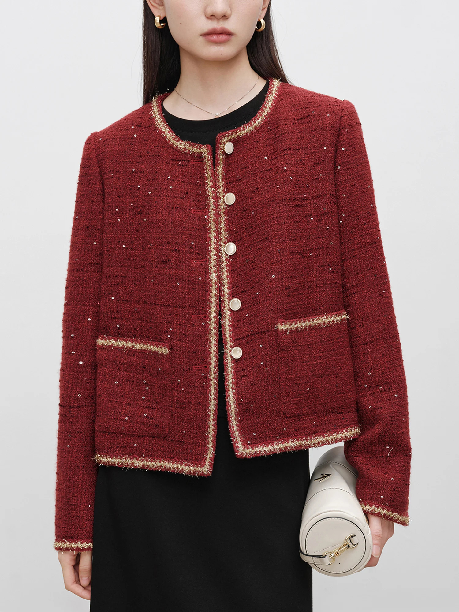 AutumnWinter Style High End Fragrant Top Casual Loose Women Jacket Petite Size Womens Coat 24ZQ94275 250728