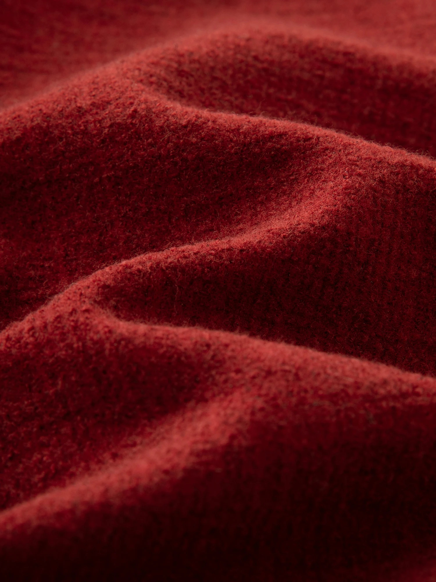 Dushu Women Red Tweed Jackets Round Neck Single Breasted Winter Navy Blue Female Thicken Coats 24DS84286 250728