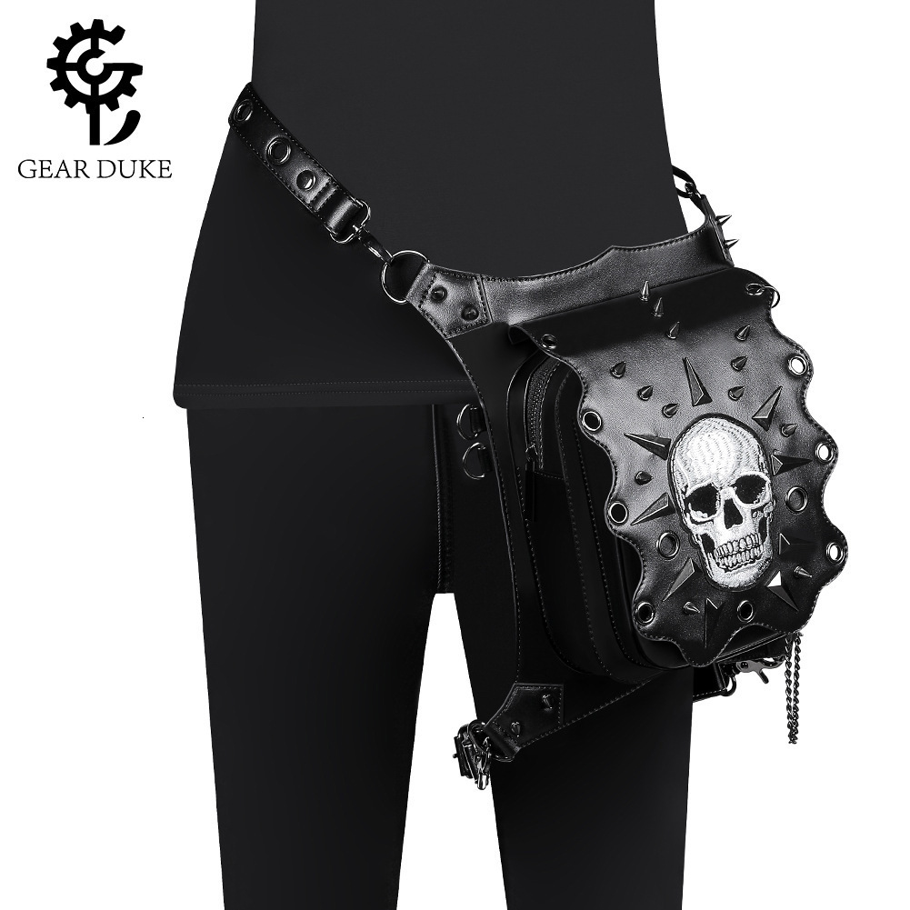 New Style Women Halloween Punk Skull Ladies Shoulder Crossbody Outdoor Travel Chain Bag ddmymoon