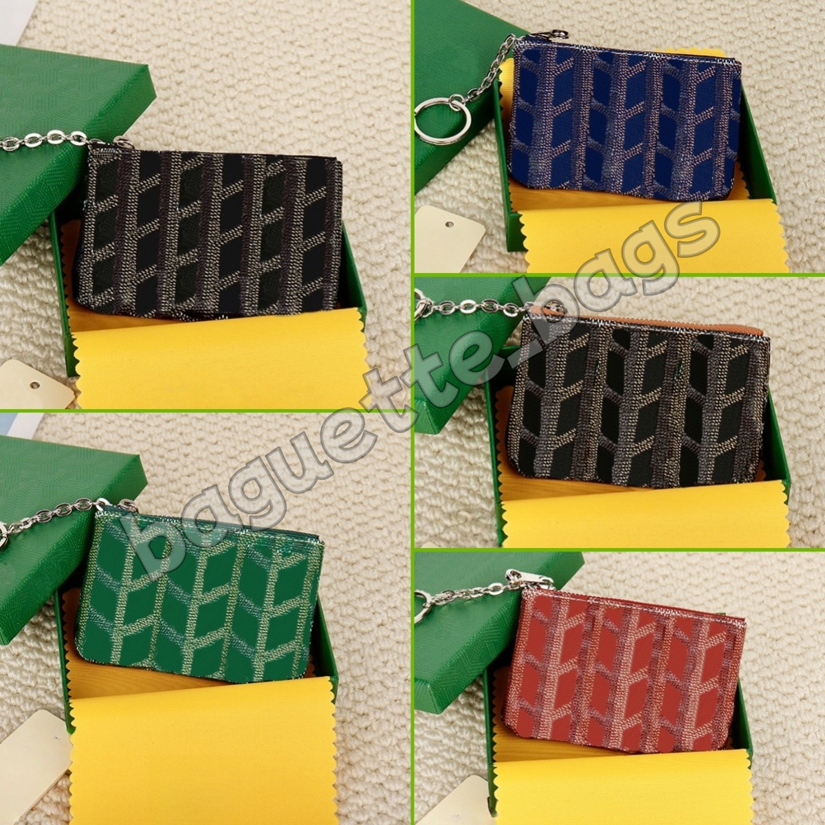 10A Designer Wallet Card Case Bags For Women High Quality Genuine Leather Golden Hardware Cardholder with Key chain Coin Pouch Designer fashion Wallets 01