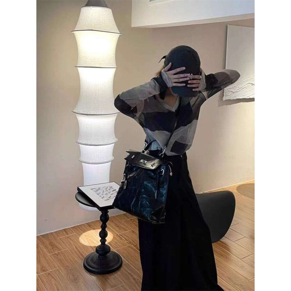 Designer Bag Tote Bag Shoulder bag Summer Large Capacity New Travel Wrinkle Backpack High End Commuting Single Shoulder Crossbody Bag