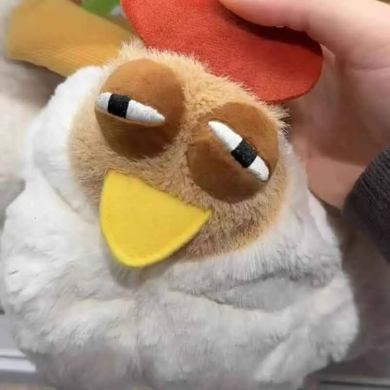 Internet Celebrity Big Rooster Plush Handbag Cute Large-capacity Creative Fashion Storage Personalized Small Bag Purse
