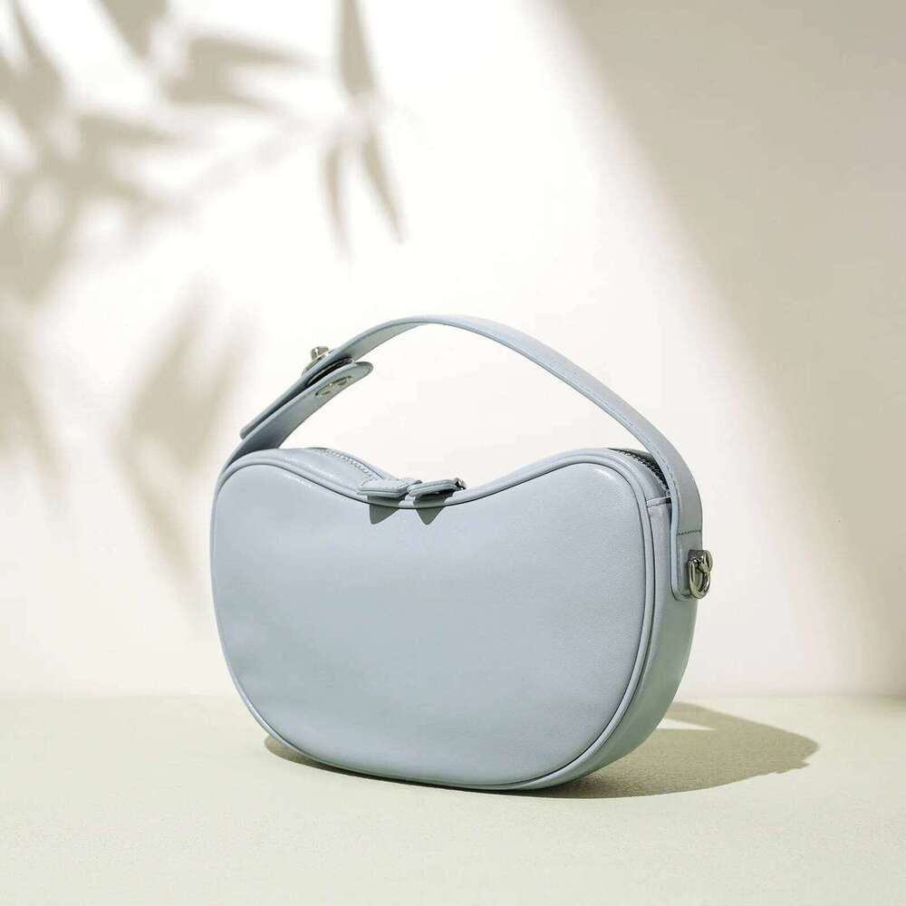 Sheepskin Mother 2025 New Niche Design Genuine Leather High Quality Pea Handbag Fashion Women One-Shoulder Crossbody Bag