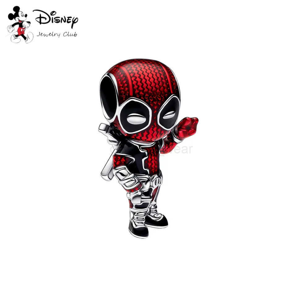 Disney MINISO Marvel Comics 2025 Hot Sale DIY Making Spider-Man Series Charm Bead Fit Original Europeans Bracelet DIY Fine Jewelry Gift W20250728