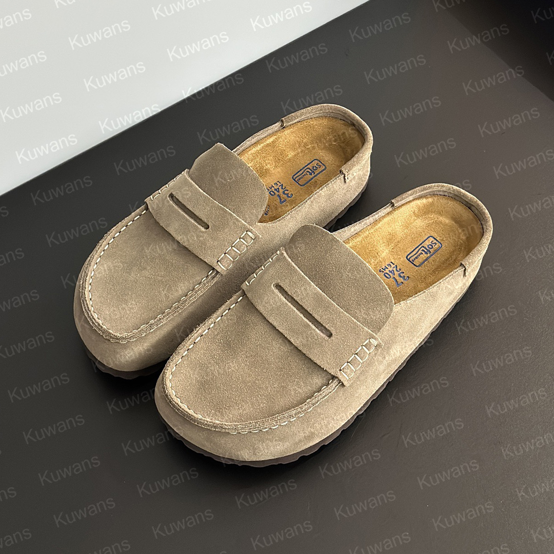 Stylist Designer Naples Slippers Wrapped Clogs loafers Sandals Clog Cork Flat High Quality Fashion Winter Summer Shoes Leather Slide Beach Women Men F