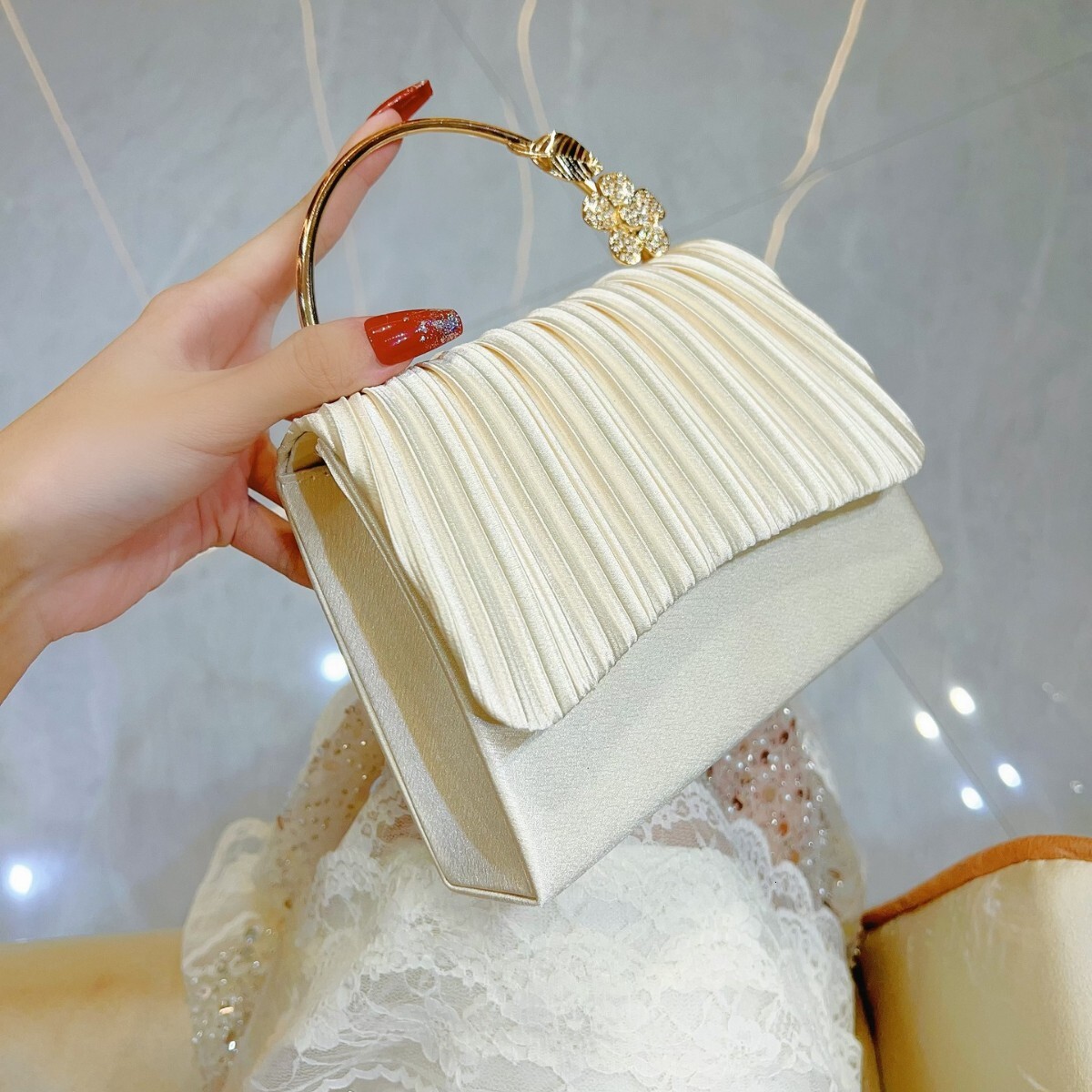 2025 Designer's New Women's Handbag One Shoulder Multi functional Evening Dress Bag