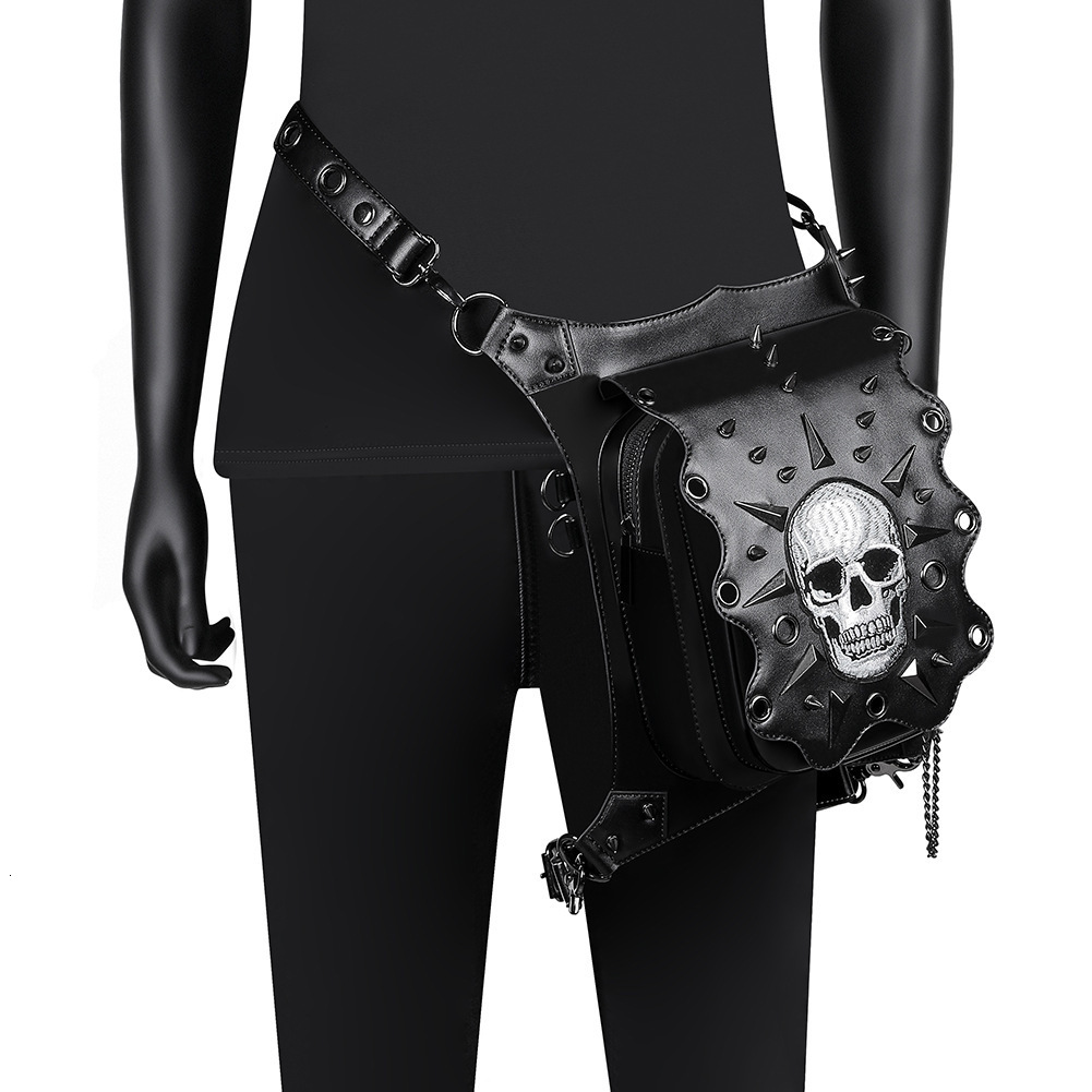 New Style Women Halloween Punk Skull Ladies Shoulder Crossbody Outdoor Travel Chain Bag ddmymoon