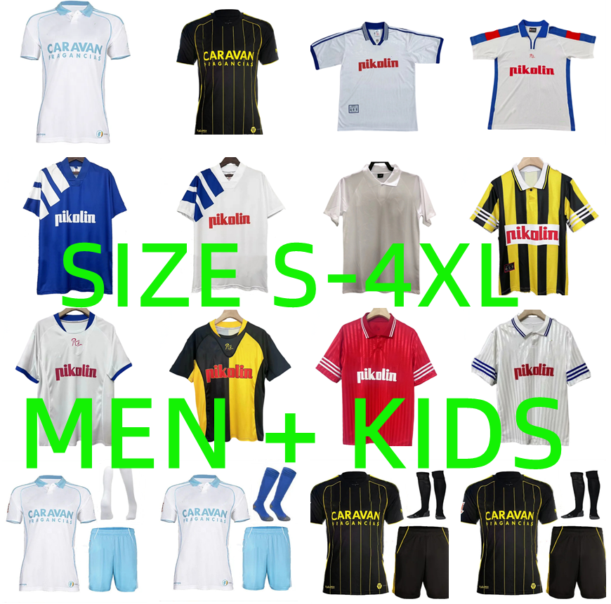 2025 2026 Real Zaragoza Soccer jerseys 1992 1993 1995 1997 1998 01 02 04 05 Retro BERMEJO SIMEONE IVAN SOBERON LISO 25 26 Football shirts camiseta de futbol Men kids kit