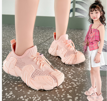 Boys' trendy sports with lights on, girls' online 2023 Spring and Autumn new children's flashing shoes, running shoes F711-28
