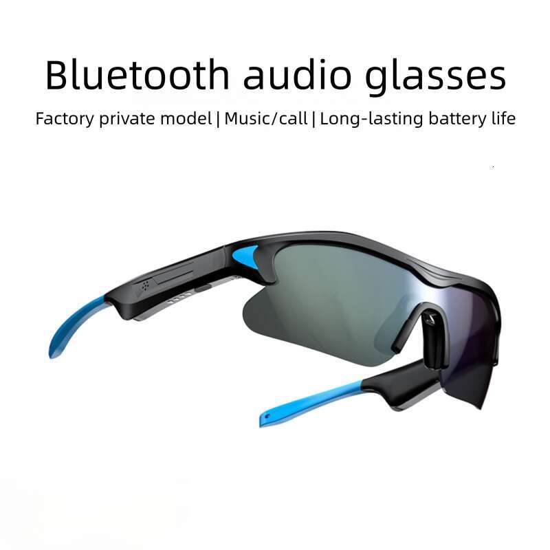 Smart Bluetooth Audio Glasses Earphones Wireless Air Conduction Outdoor Cycling Polarized designer Sunglasses Anti-Blue Light UV Protection