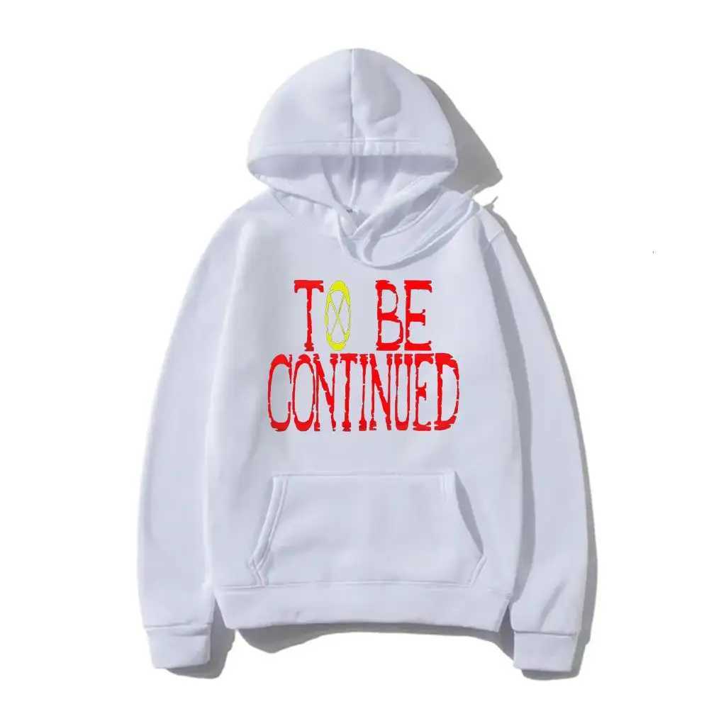 To Be Continued Hoodie Autumn Winter Mens One Piece Japanese Anime Sweatshirt Long Sleeve Zipper Woolen Sweater Brand W250408