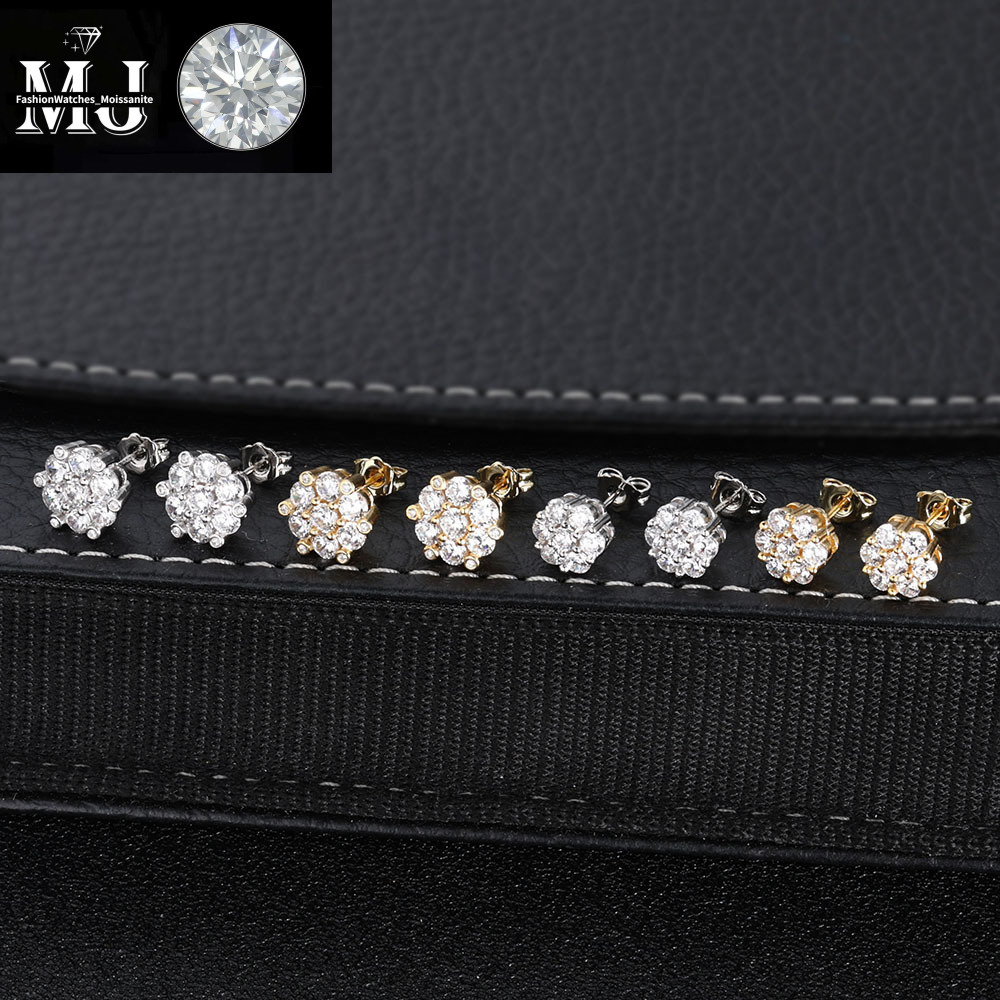 Design jewelry S Sier Moissanite wer personalized stud Custom premium earrings