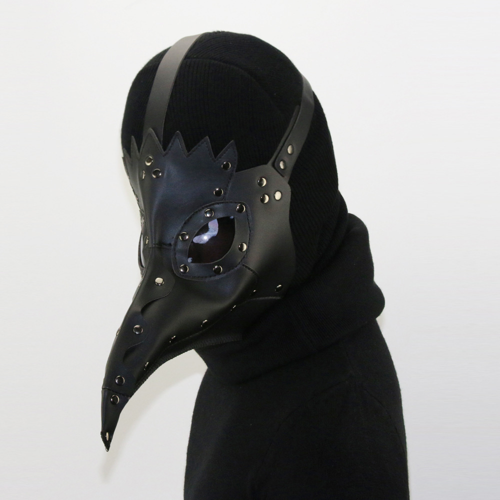 Halloween Punk Party Plague Bird Beak Doctor COS Mask Stage Performance Props ddmymoon