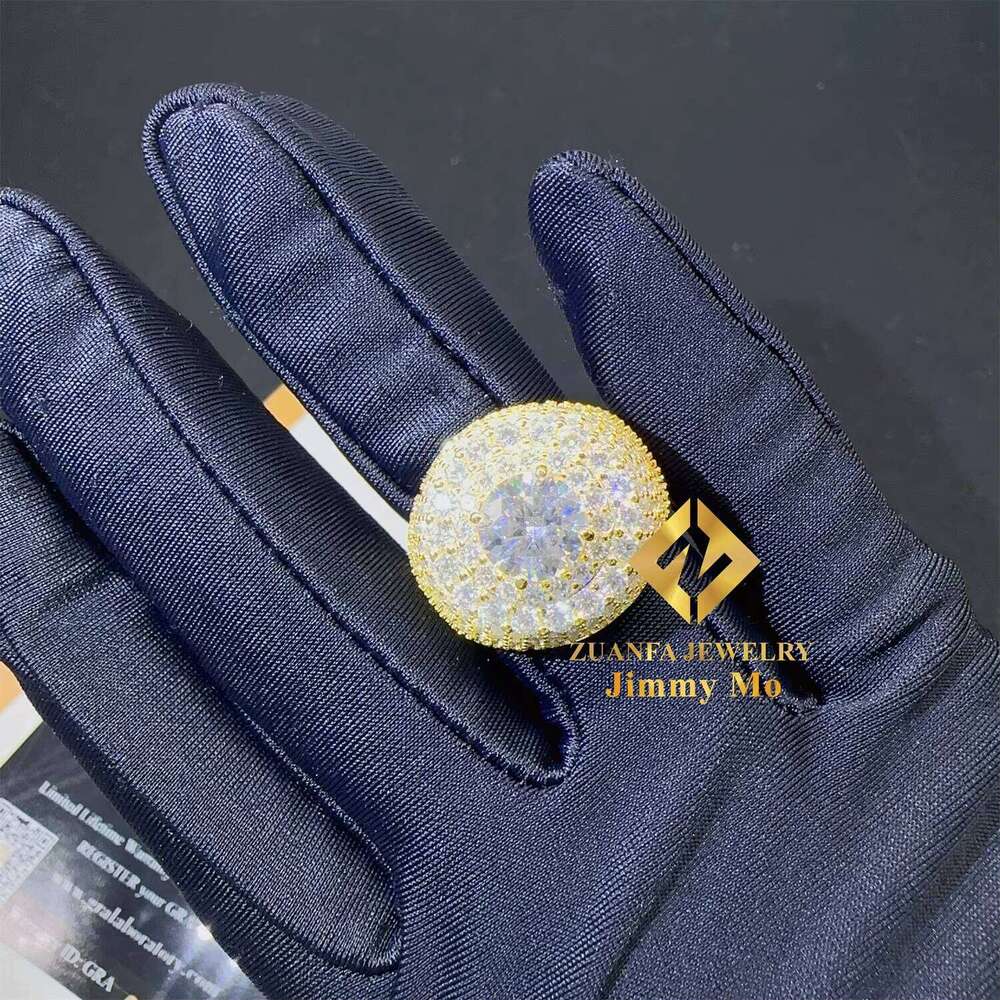 Drop Shipping Price GRA Certificates Sier Pass Tester VVS1 Moissanite Jewellery Dia Full With Iced Out