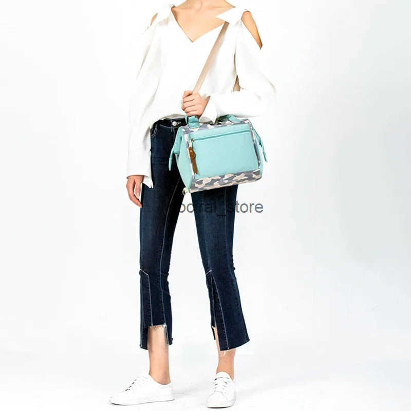 Fashion Small Mommy Bag One Shoulder Messenger Multifunctional Mommy Handbag Storage Mother Baby Storage Bag Womens Bag Q250728