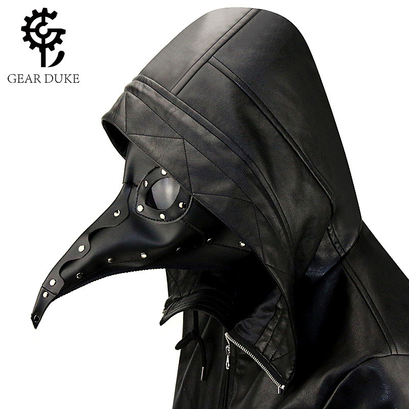 Halloween Punk Party Plague Bird Beak Doctor COS Mask Stage Performance Props ddmymoon