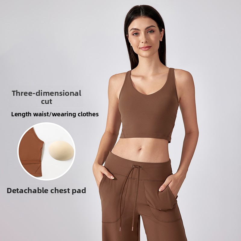 align tank top u gym clothes yoga outfit quick dry women casual running nude tight sports bra fiess vest sport underwear