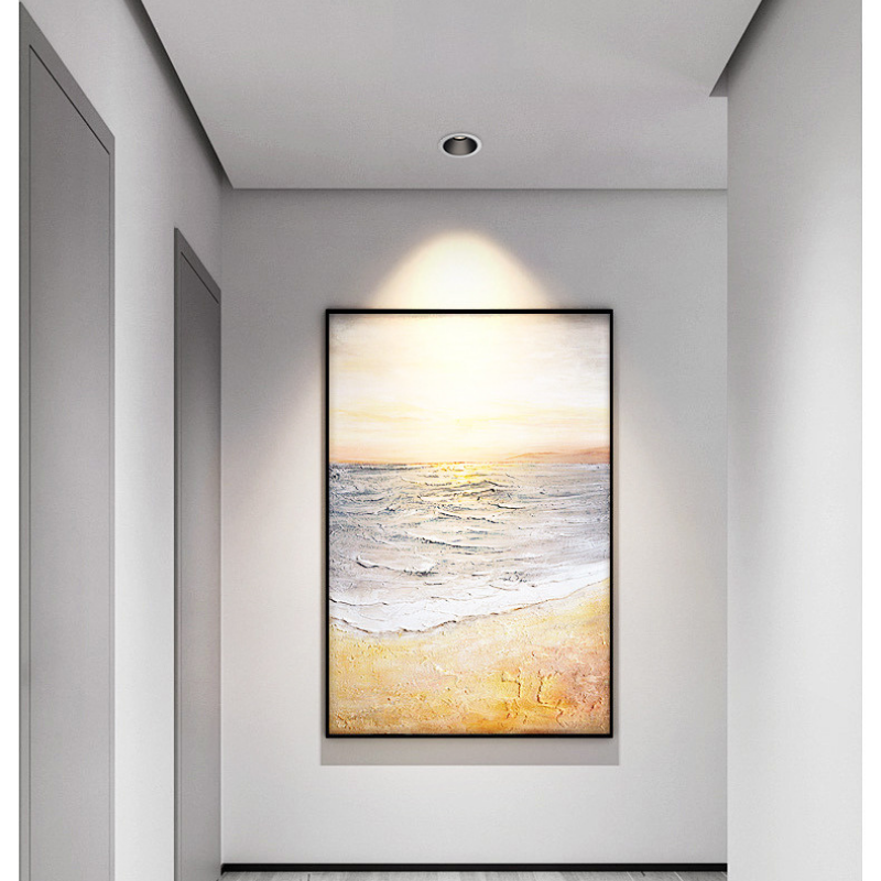 LED Small Hill Spotlight Recessed Narrow Frame Deep Cup Anti-Glare for Home Bedroom Living Room New Product Adjustable Angle Special Offer BTE