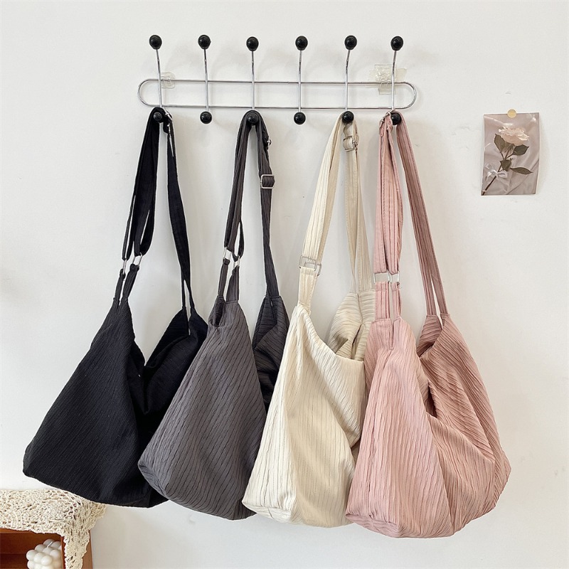 Womens Niche Canvas Backpack - Spacious Comfy Messenger with Removable Strap