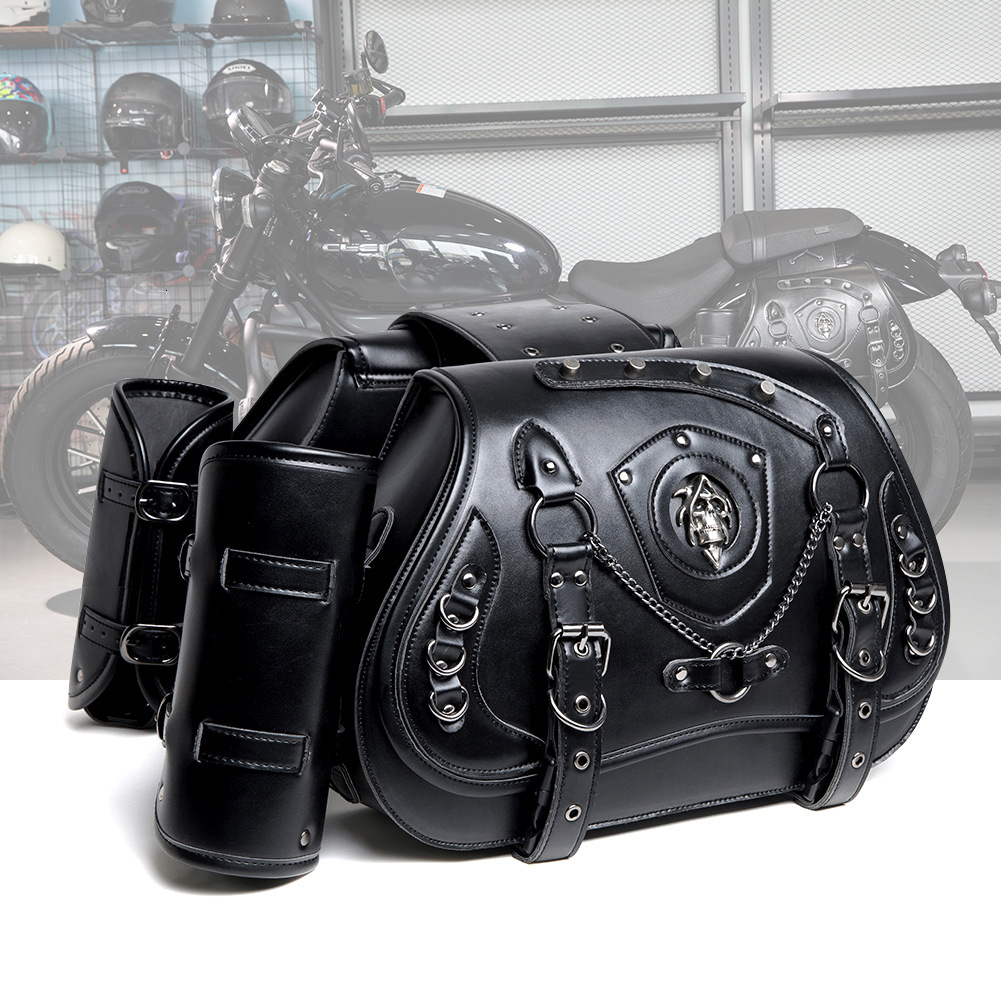 Unique Personality Harley Cruiser Gear Accessories Modified Side Box Riding Motorcycle Hanging Bag ddmymoon