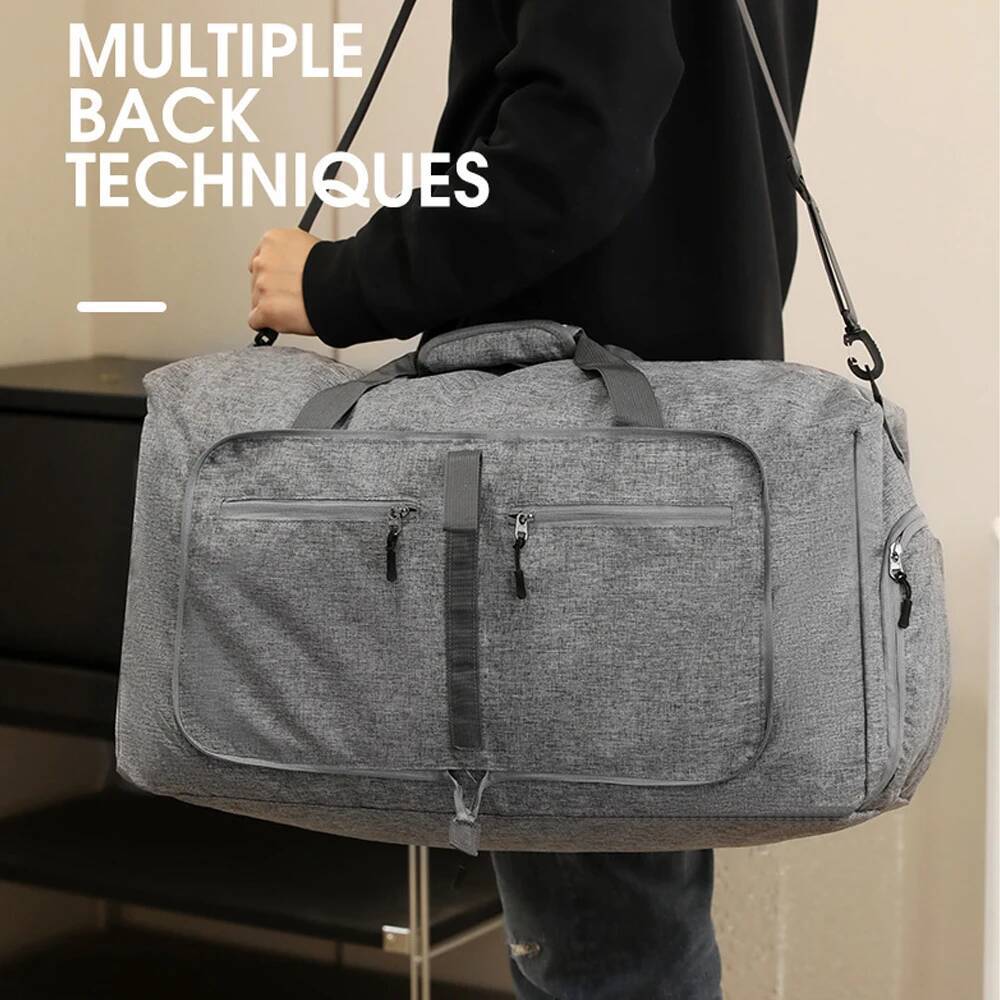 Gym with Shoe Compartment Carry On Lage Travel Sports Duffle Bag for Men Women Foldable and Expandable high-quality