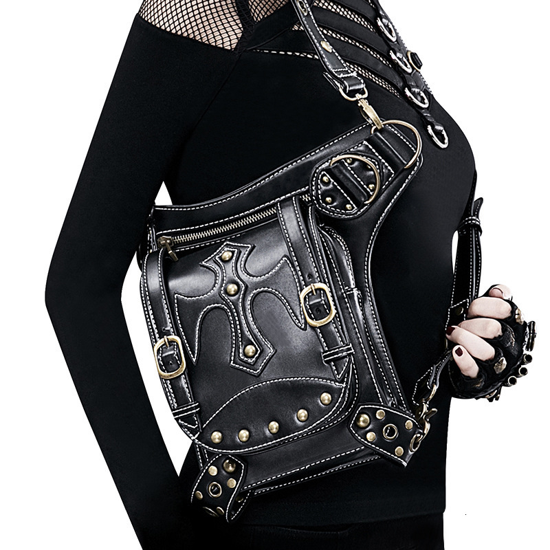 New Women's Punk Outdoor Single Shoulder Crossbody Bag for Women ddmymoon