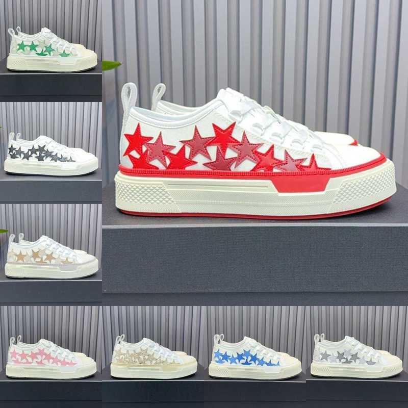 Casual Shoes Men Women Luxury Designer Sneaker Canvas Flat Lace Up Stars Black White Pink Red Blue Dark Grey Beige Platform Trainers Sneakers Jogging Walking 35-45