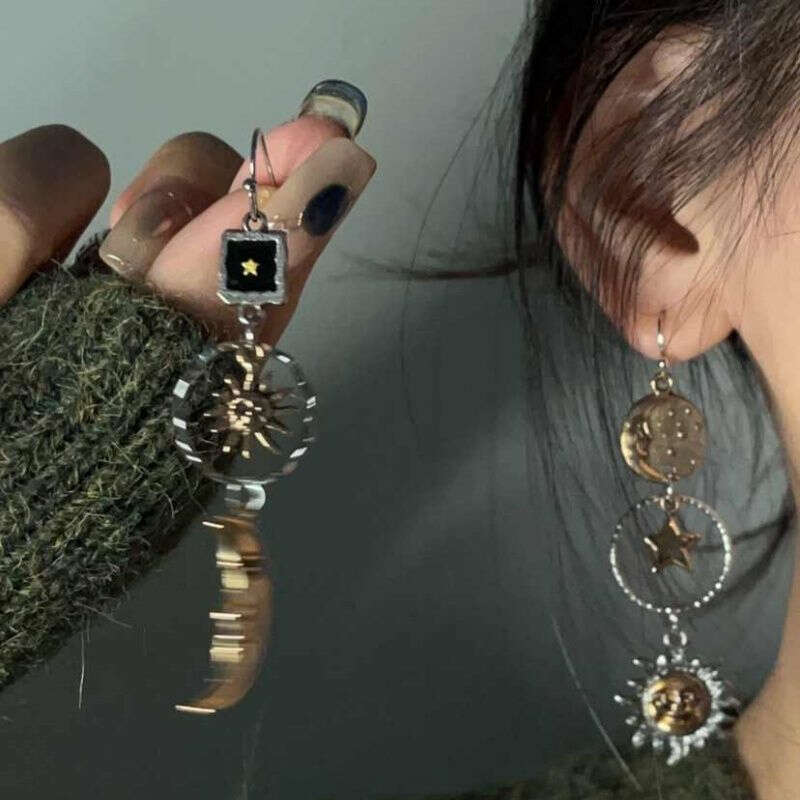 Suower Vintage for Women Spring Summer High-end 2023 New Drop Stud Earrings Trendy