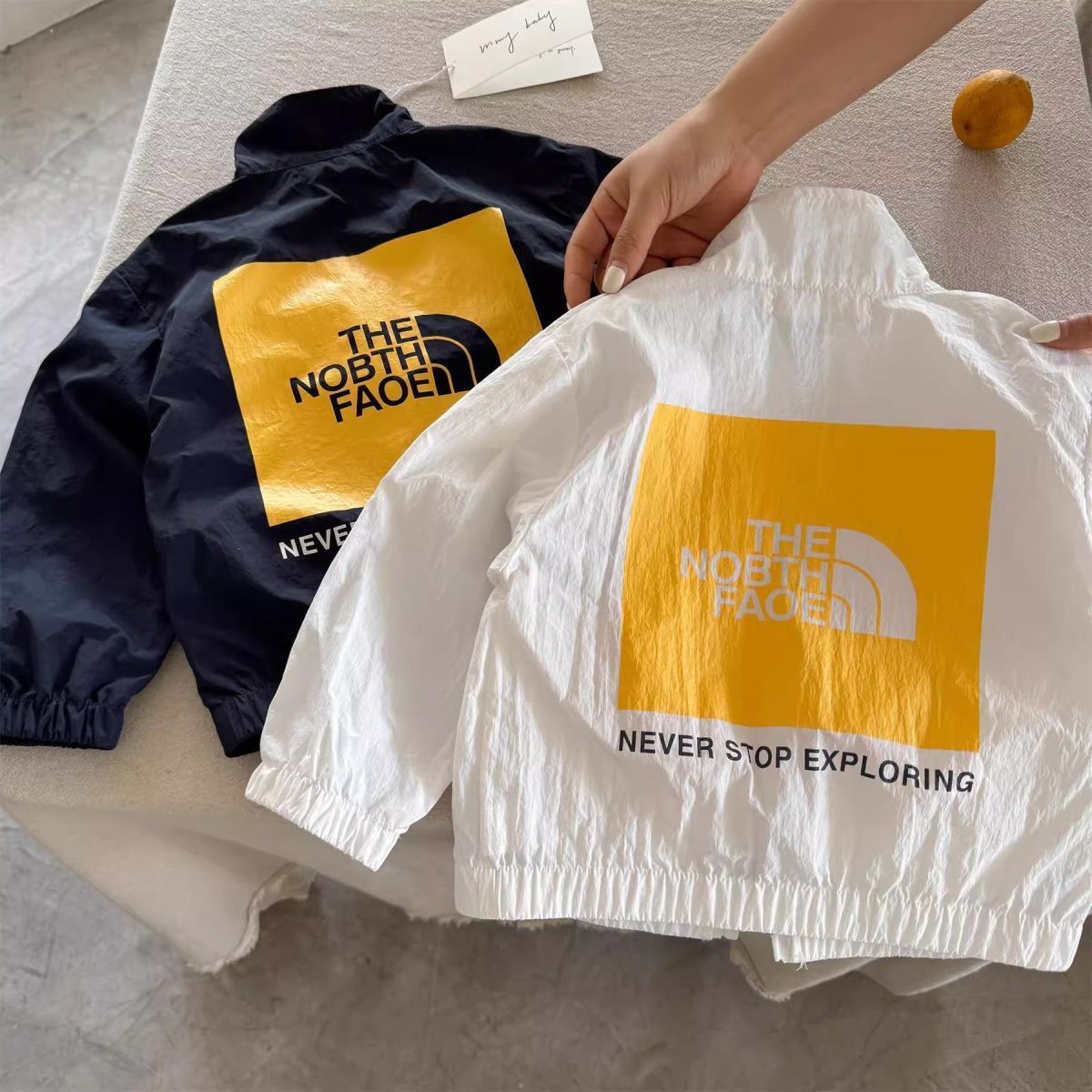 Boys Sunscreen Jacket UV Coats Kids Jackets Toddler Hooded Windbreaker With Pocket Children Zipper Outerwear Baby Clothes 2-7 Years