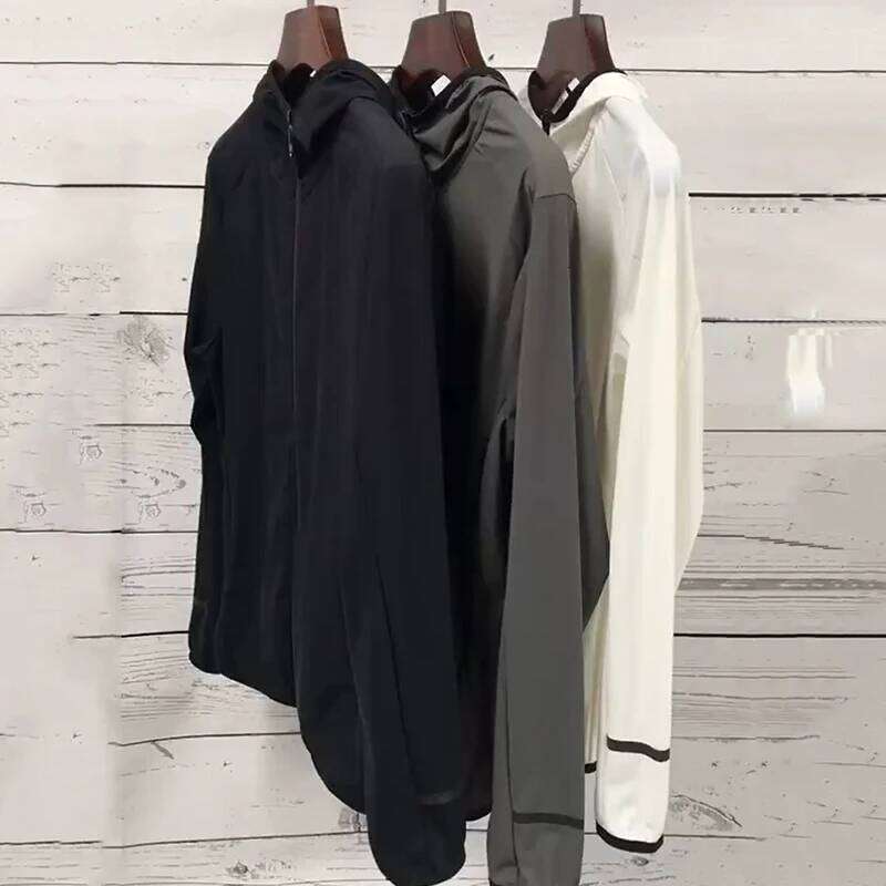 Customize Couples Outdoor Sportswear Jackets Men Women Quick Dry Breathable Hooded Coat Anti-UV Hoodies for Hiking Jogging