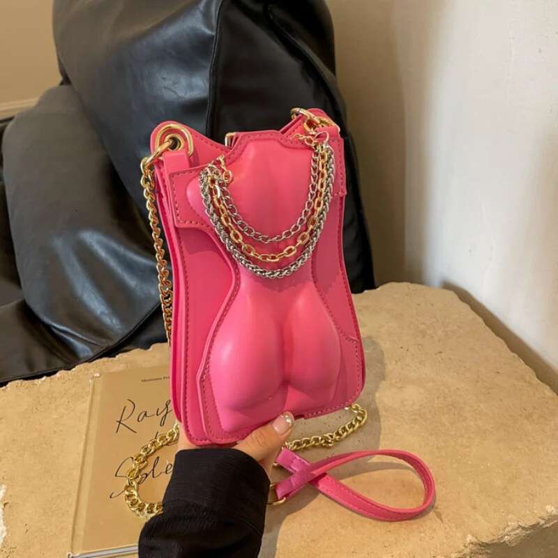 Designer Luxury Creative Personality Crossbody Bags For Women Trend Fashionable Mobile High Quality Leather Shoulder Bag Woman