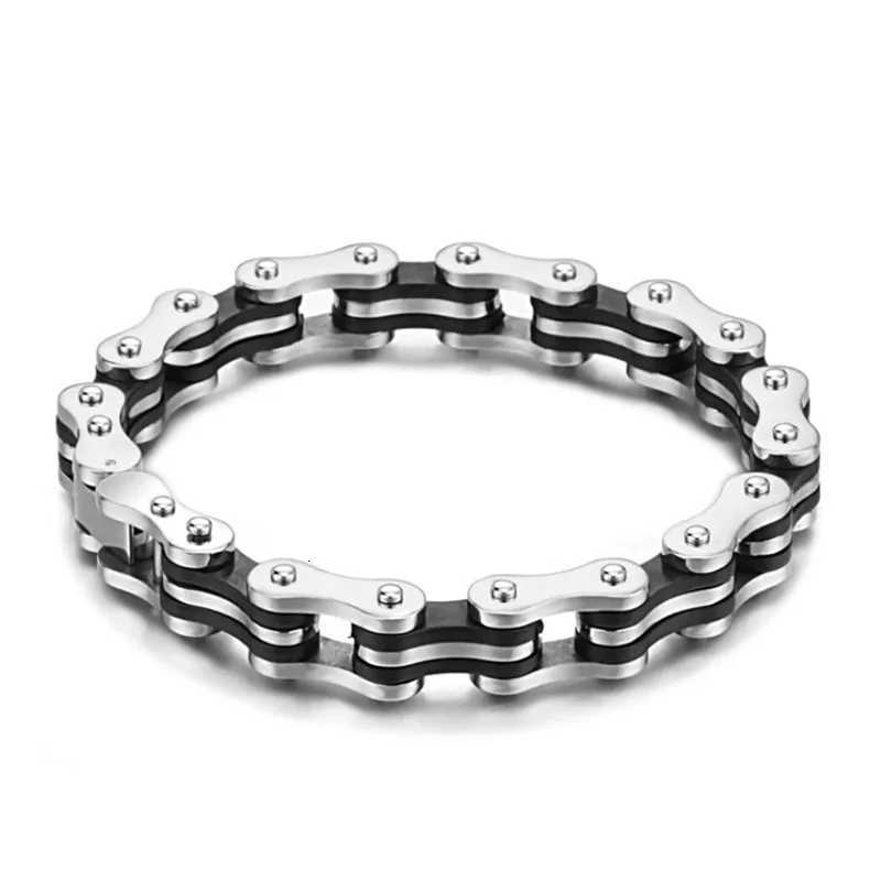 New Design Punk Stainless Steel Bracelet for Men Motorcycle Bike Bicycle Chain Jewelry Bangle Popular Style Friendship Gift W250728